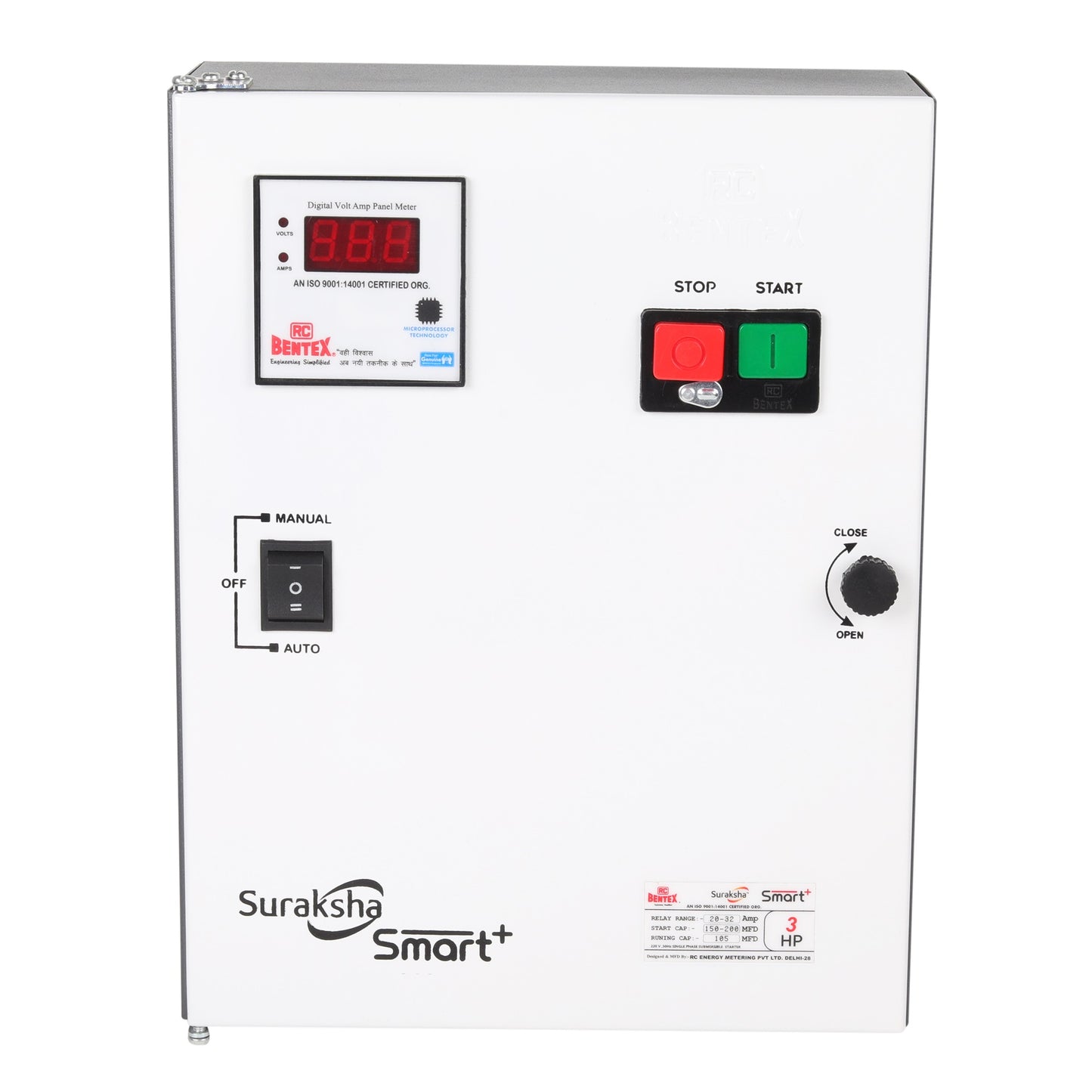 Suraksha Smart Plus Single Phase Submersible Control Panel With Auto Switch