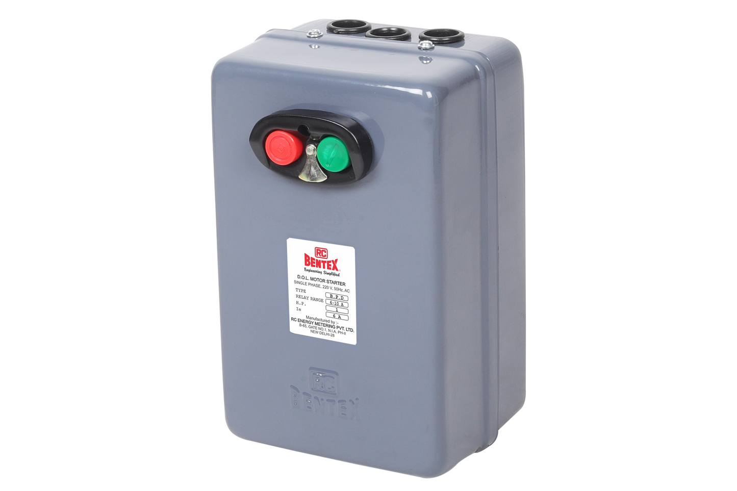 BPD Air Break Single Phase Motor Starter